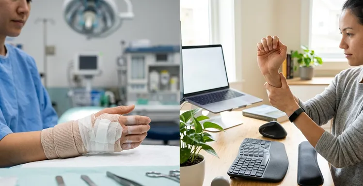 Syndrome du canal carpien au bureau : prévenir plutôt qu&rsquo;opérer