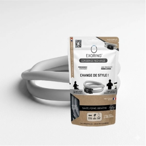 Bracelet d'exercices Exoring gris, pack complet