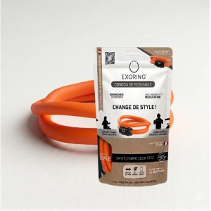 Bracelet d'exercices Exoring gris, pack complet