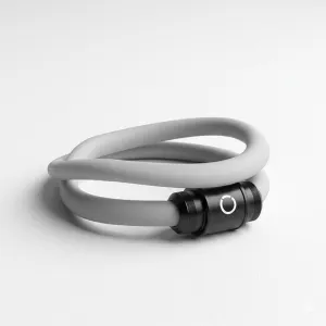 Bracelet d'exercices Exoring gris, pack complet