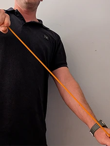 Utiliser le bracelet Exoring ouvert en lineaire
